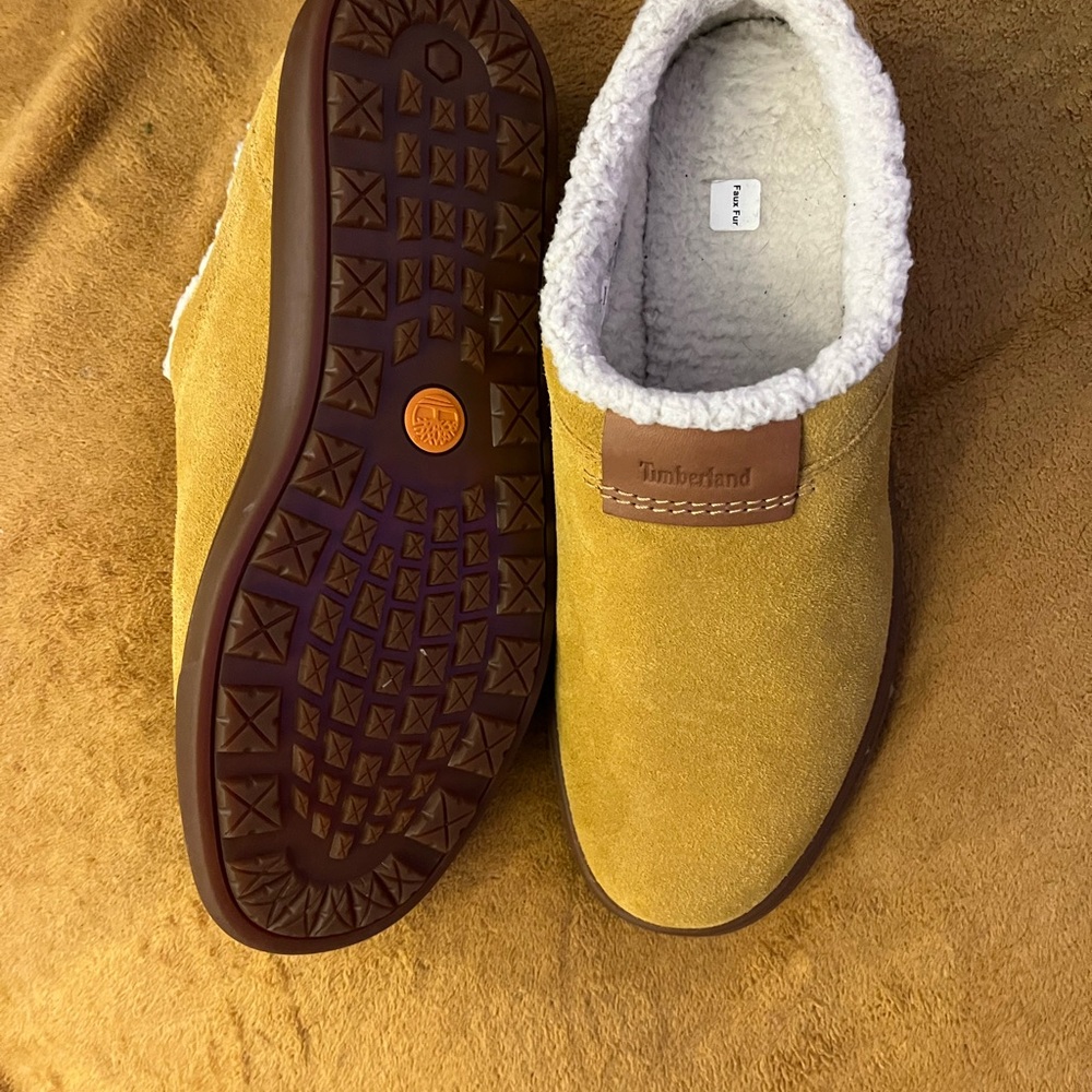 Timberland Men's Tan Suede Slip-On Shoes